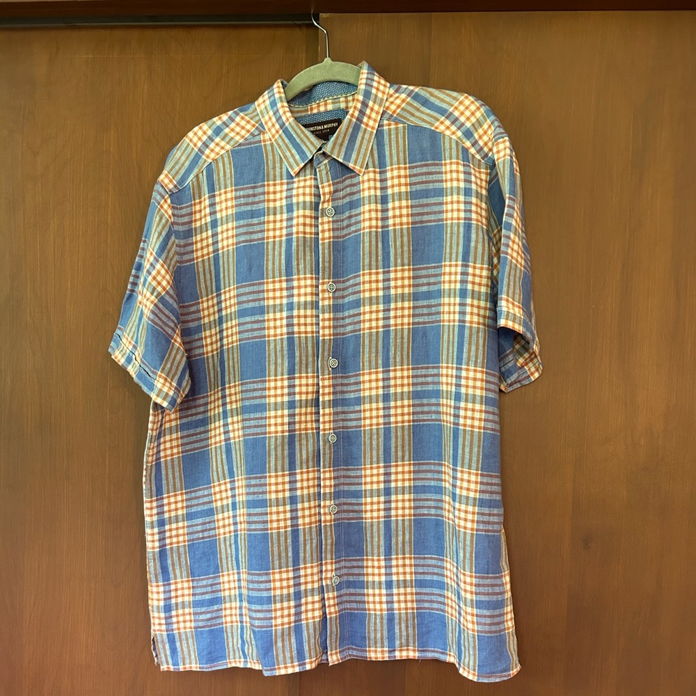 Johnston & Murphy linen shirt